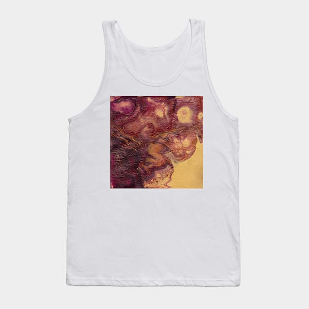 Fluid: Violet / Yellow Tank Top by eerankin